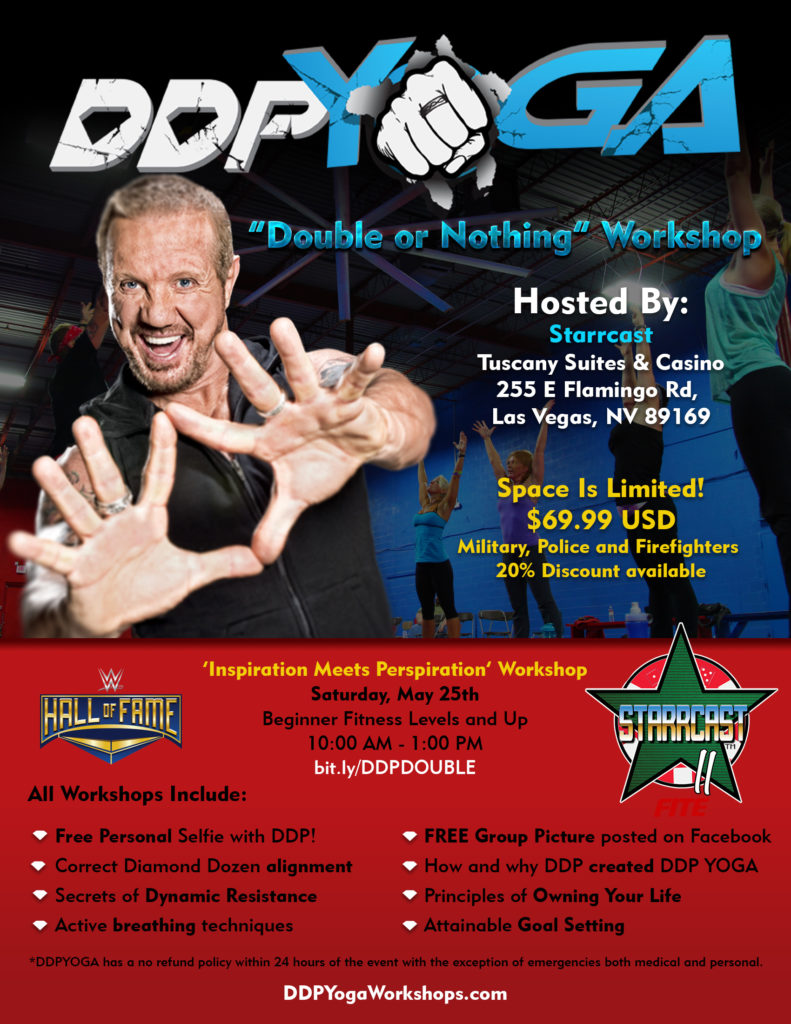 DDP Yoga “Double or Nothing” Workshop | DDP YOGA Workshops