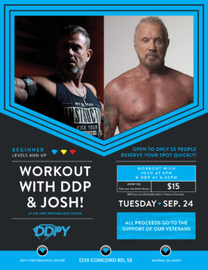 DDPY PC Workout Featuring DDP and Josh September 24th